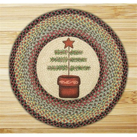 CAPITOL IMPORTING CO Capitol Importing Feather Tree - 27 in. x 27 in. Round Patch 66-081FT
